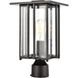 Brough 1 Light 14 inch Matte Black Outdoor Post Light