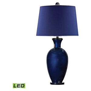 Brentwood 34 inch 9.5 watt Navy with Black Nickel Table Lamp Portable Light