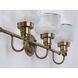 Artrude St 3 Light 26.25 inch Vintage Brass Bath Vanity Wall Light