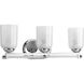 Berlin 3 Light 22.63 inch Polished Nickel Bath Vanity Wall Light, Design Series