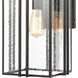 Brough 1 Light 16 inch Matte Black Outdoor Wall Sconce