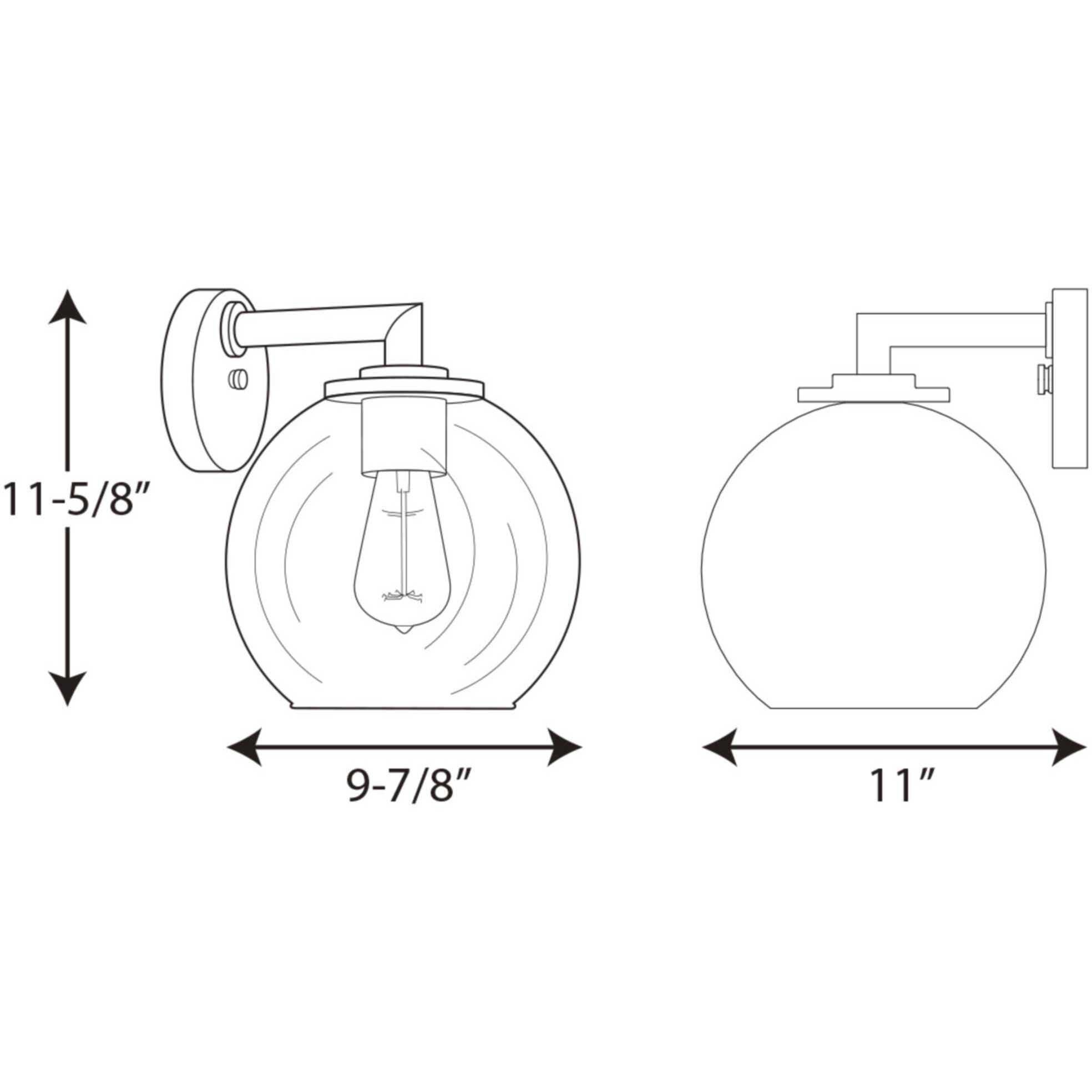 Portici 1 Light 12 inch Matte Black Outdoor Wall Lantern