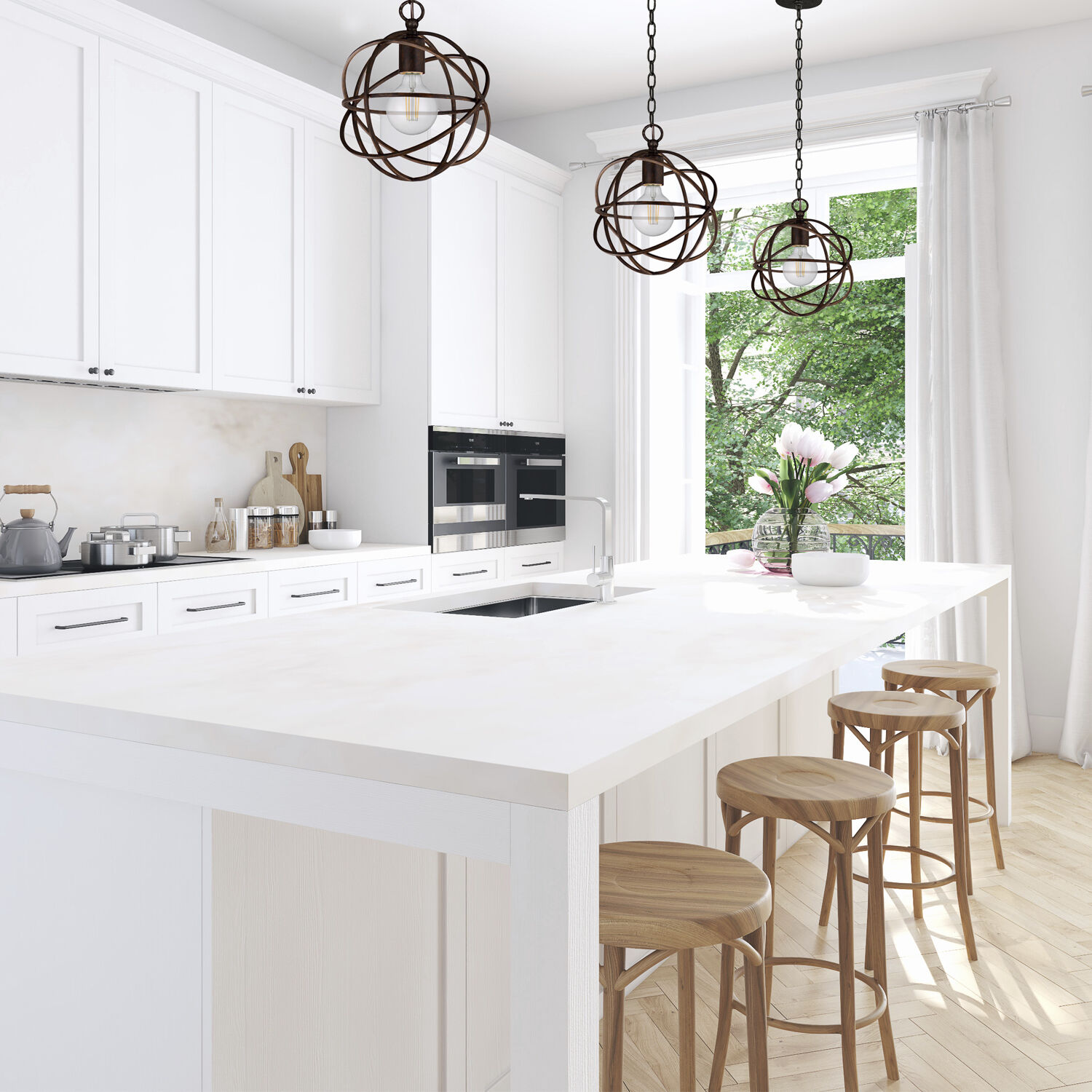 Somma Way 1 Light 9 inch Bronze Mini Pendant Ceiling Light