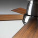 Irving 52 inch Brushed Nickel with Medium Cherry Blades Ceiling Fan, Progress LED