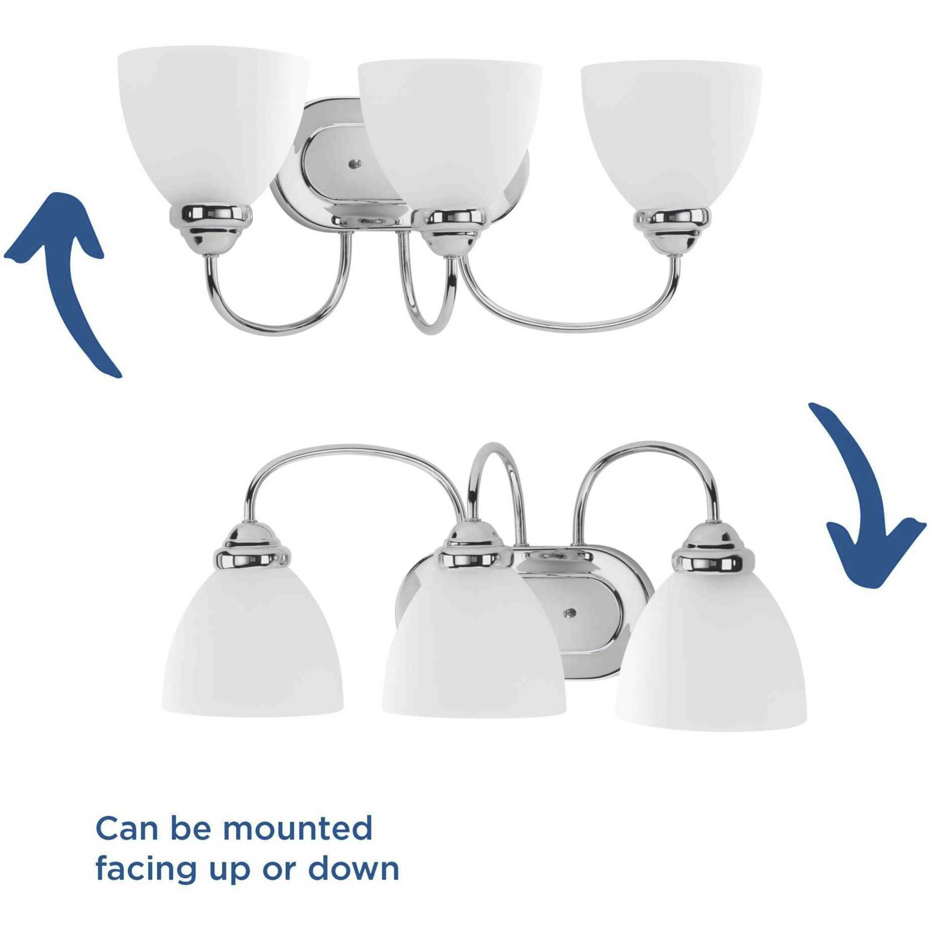 Armstrong 3 Light 21.63 inch Polished Chrome Bath Vanity Wall Light