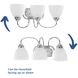 Armstrong 3 Light 21.63 inch Polished Chrome Bath Vanity Wall Light