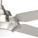 Modena 54 inch Brushed Nickel with 0 Blades Ceiling Fan