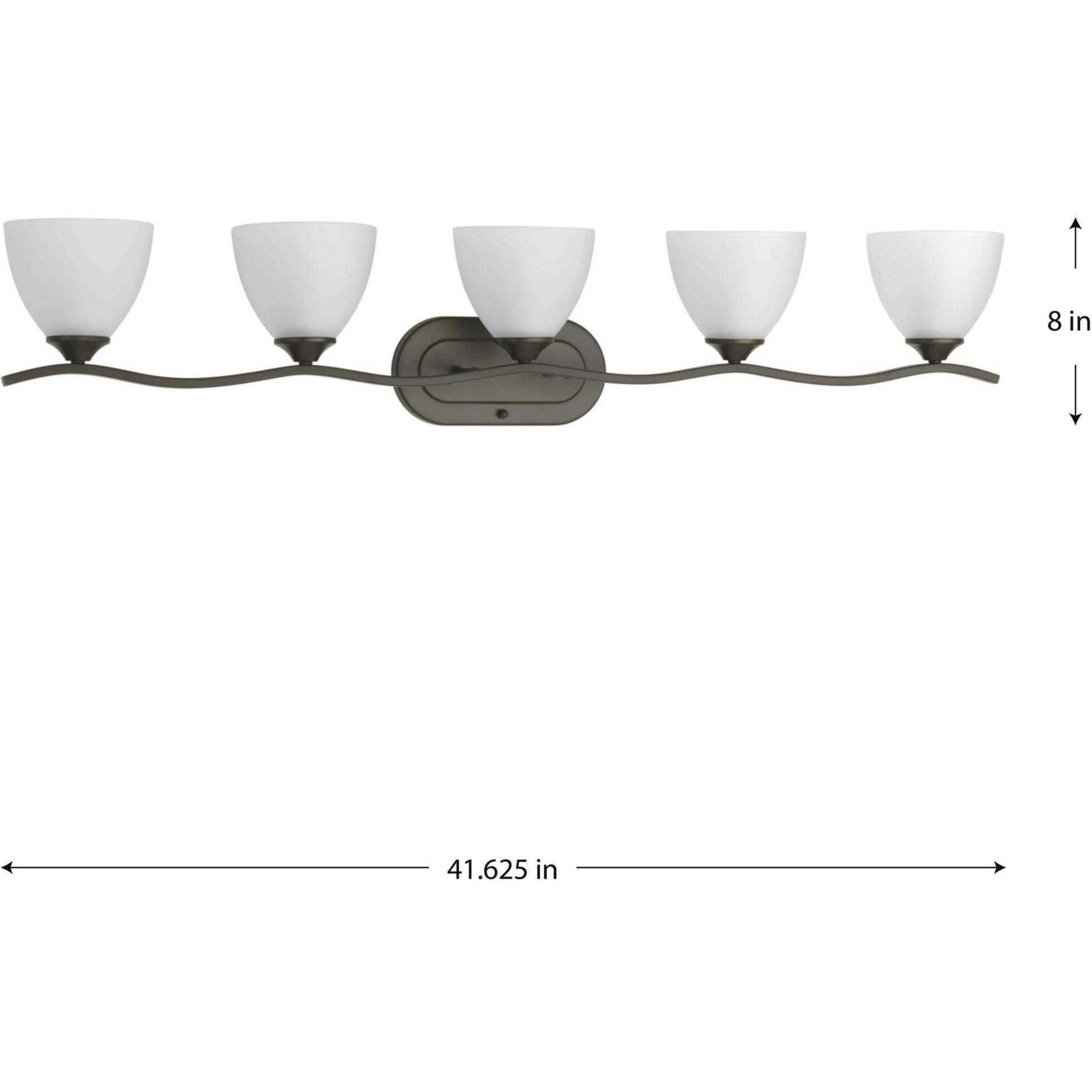 Antelo View Dr 5 Light 41.63 inch Antique Bronze Bath Vanity Wall Light