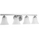 Germain St 4 Light 28.25 inch Polished Chrome Bath Vanity Wall Light