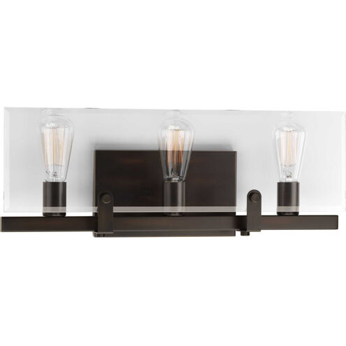 Guthrie 3 Light 23 inch Antique Bronze Bath Vanity Wall Light, Design Series