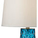 Altura Ave 27 inch 150 watt Blue Table Lamp Portable Light