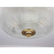Artrude St 2 Light 12.38 inch Vintage Brass Semi-Flush Mount Convertible Ceiling Light