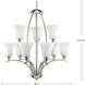 Athy 9 Light 28 inch Brushed Nickel Chandelier Ceiling Light