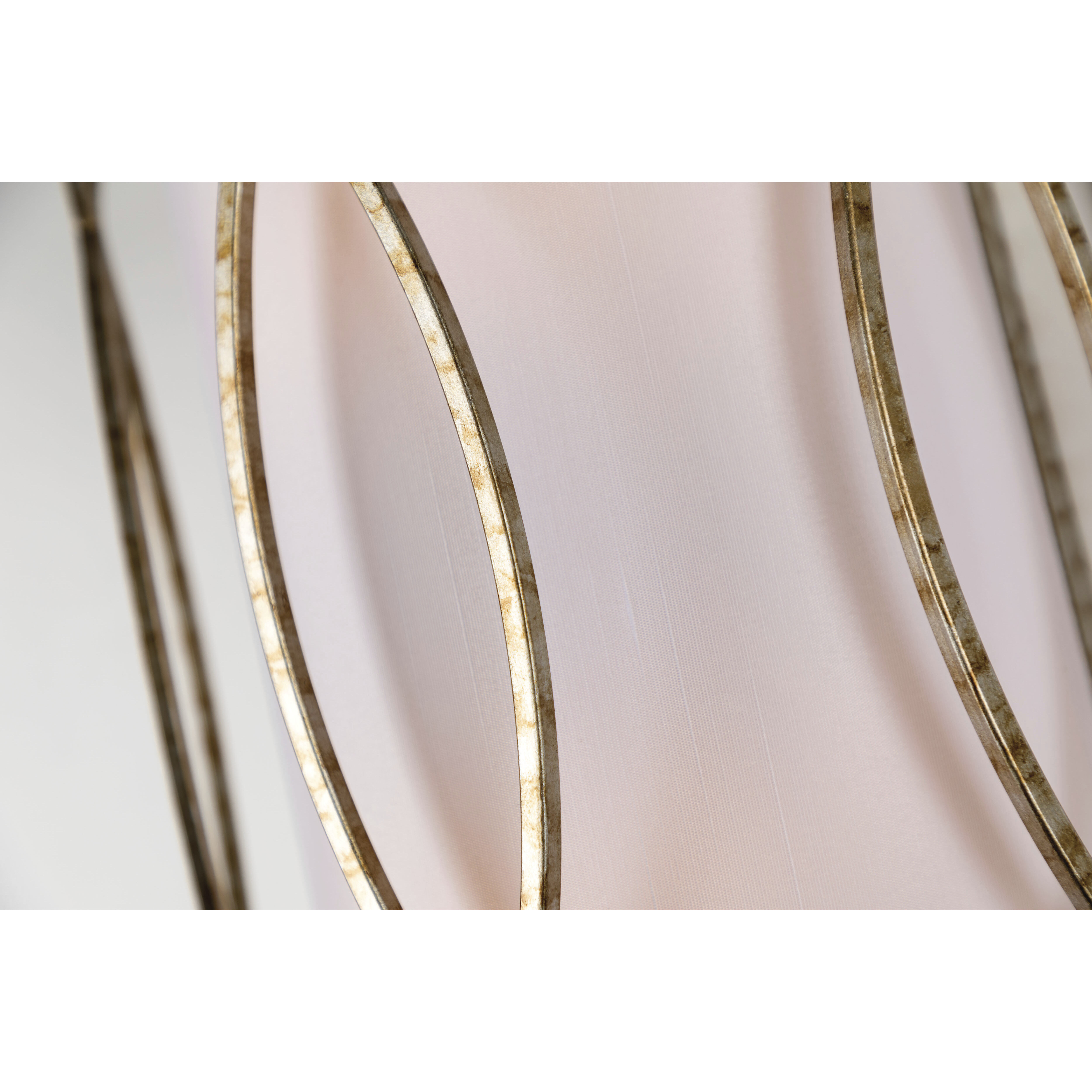 Earth 3 Light 13 inch Silver Gold Pendant Ceiling Light