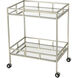 Gladewater Nickel Bar Cart