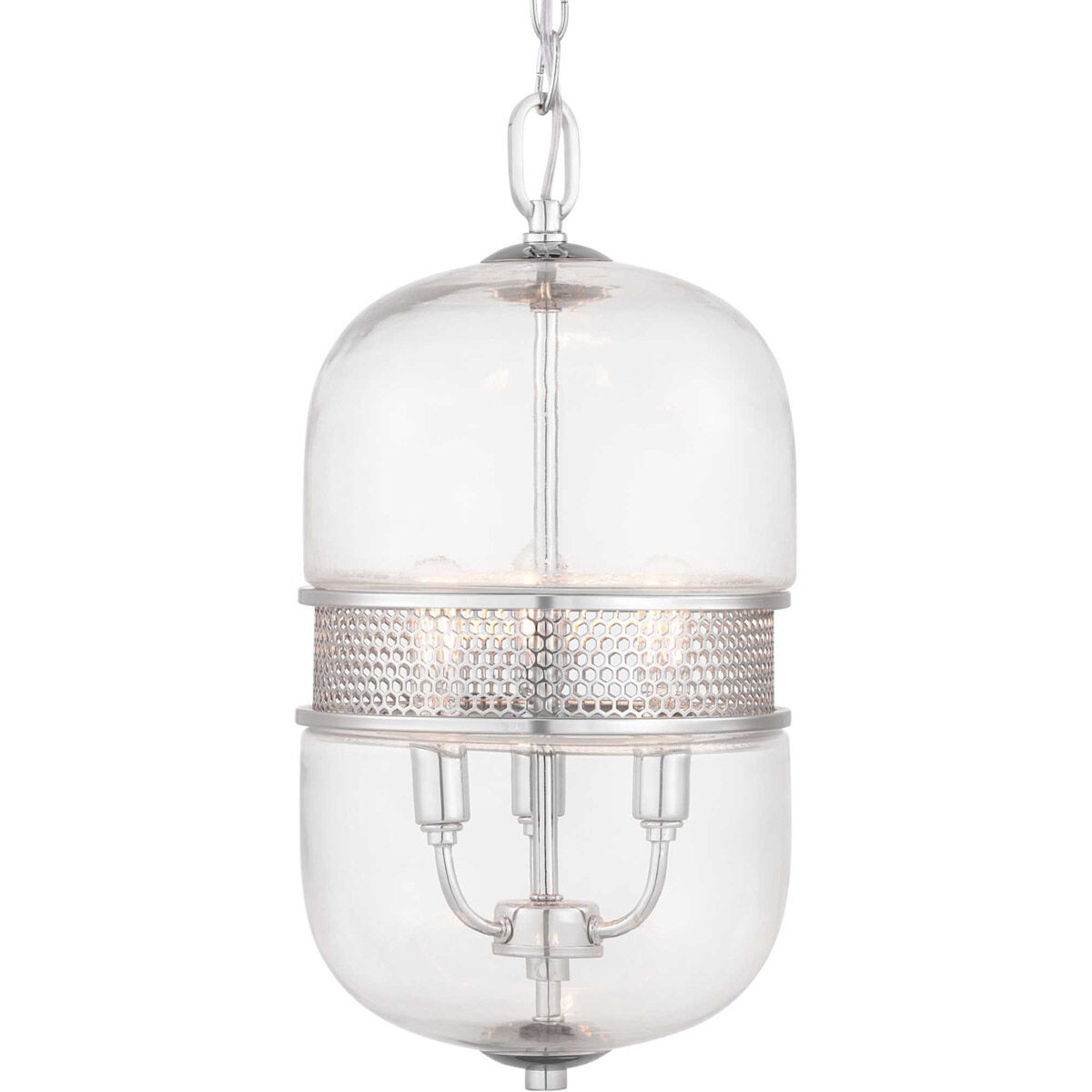 Gregory 3 Light 9 inch Polished Chrome Pendant Ceiling Light