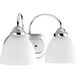 Armstrong 2 Light 13.69 inch Polished Chrome Bath Vanity Wall Light