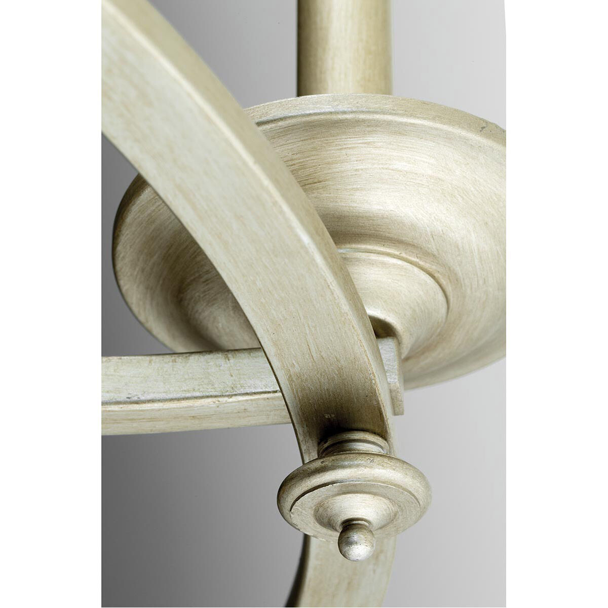 Bradstreet 6 Light 38 inch Silver Ridge Linear Chandelier Ceiling Light, Design Series