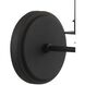 Ottone Way Sconce Wall Light in Black