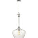 Alvin 1 Light 13 inch Polished Chrome Pendant Ceiling Light