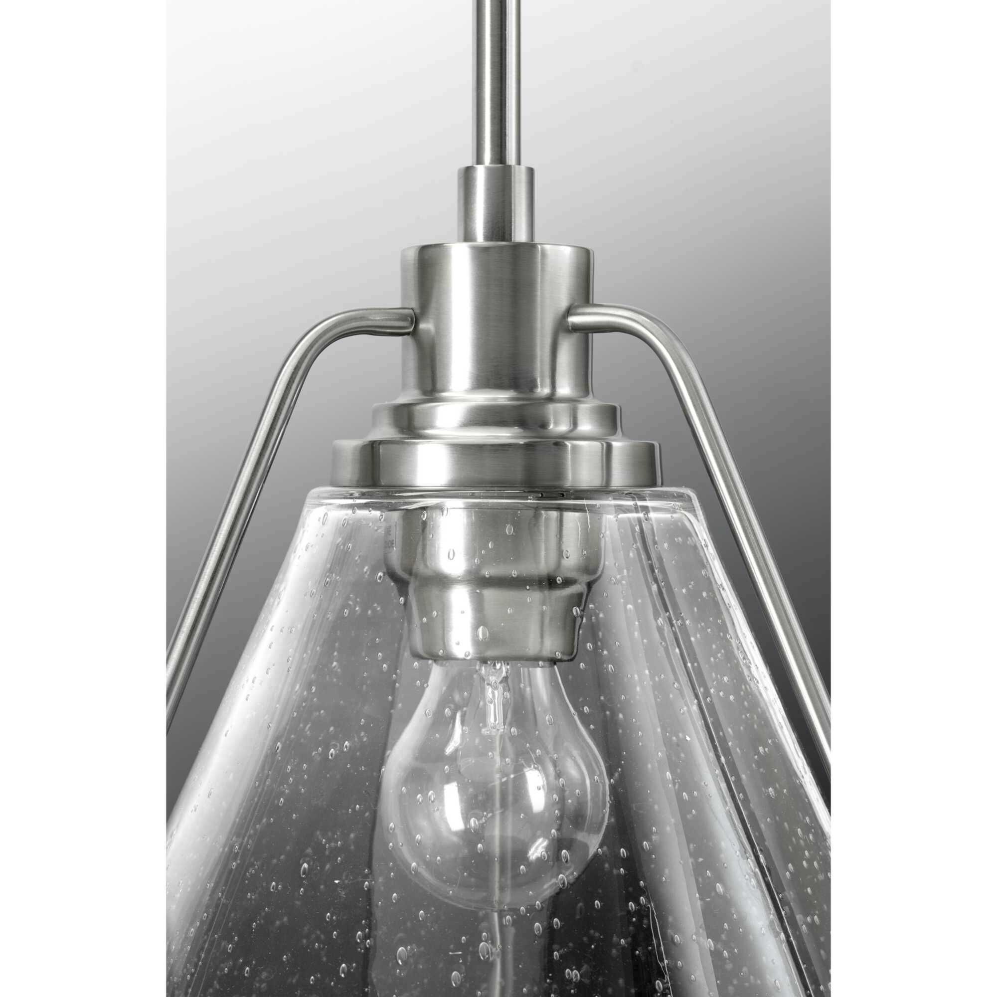 Fano 1 Light 13 inch Brushed Nickel Pendant Ceiling Light