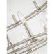 Appian Way 20 Light 32 inch Champagne Silver Leaf Chandelier Ceiling Light