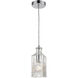 Goodnight 1 Light 4 inch Chrome with Clear Mini Pendant Ceiling Light