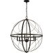 Gerald Ave 6 Light Antique Bronze Pendant Ceiling Light