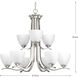 Antelo View Dr 9 Light 27.75 inch Brushed Nickel Chandelier Ceiling Light