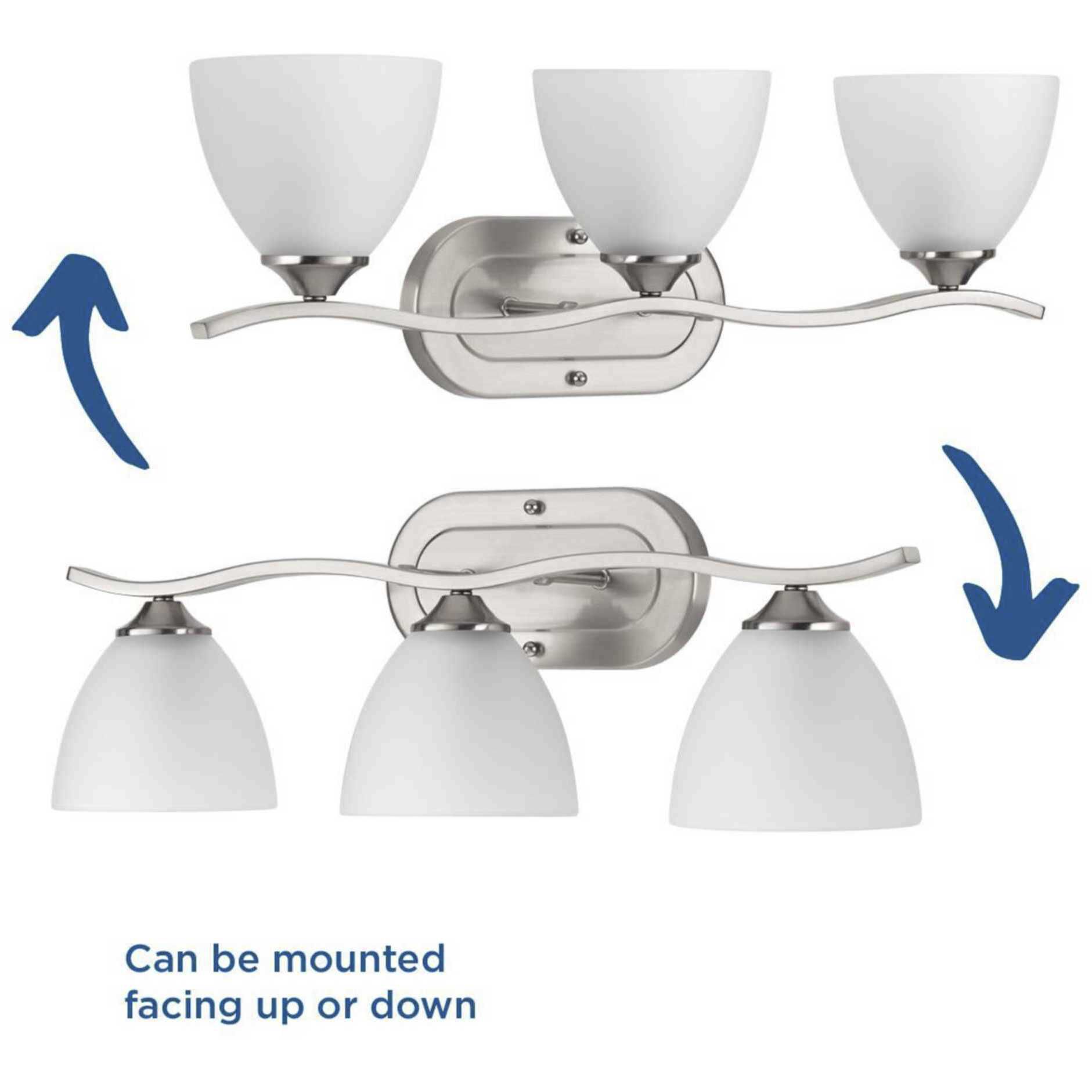 Antelo View Dr 3 Light 23.75 inch Brushed Nickel Bath Vanity Wall Light