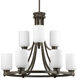 Graford 9 Light 27 inch Antique Bronze Chandelier Ceiling Light