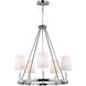 Golly 5 Light 28.12 inch Polished Nickel Chandelier Ceiling Light