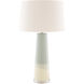 Almar Plaza 28.5 inch 100 watt Blue Table Lamp Portable Light