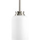 Graford 1 Light 4 inch Brushed Nickel Mini-Pendant Ceiling Light