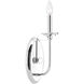 George 1 Light 4.88 inch Polished Chrome Wall Sconce Wall Light