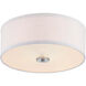 Briscoe 2 Light 13 inch Brushed Nickel Flush Mount Ceiling Light