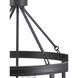 Tralee 8 Light 24 inch Graphite Foyer Pendant Ceiling Light, Design Series