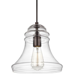 Gunner 1 Light 10 inch Oil Rubbed Bronze Pendant Ceiling Light
