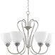 Armstrong 5 Light 25.25 inch Brushed Nickel Chandelier Ceiling Light