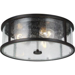 Glencoe Way 14 inch Espresso Flush Mount Ceiling Light