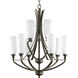 Anna 9 Light 27 inch Antique Bronze Chandelier Ceiling Light