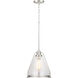 Fano 1 Light Brushed Nickel Pendant Ceiling Light