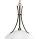 Anna 1 Light 17 inch Antique Bronze Pendant Ceiling Light