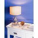 Aberdeen Ave 21.5 inch 60 watt Chrome Table Lamp Portable Light