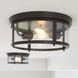Goodrich Blvd 2 Light 13 inch Antique Bronze Outdoor Flush Mount