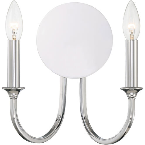 Stone Canyon Sconce Wall Light in Chrome