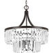 Palermo 5 Light 22 inch Antique Bronze Pendant Ceiling Light, Design Series