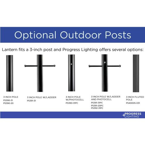 Garthwaite Ave 1 Light 23 inch Textured Black Outdoor Post Lantern