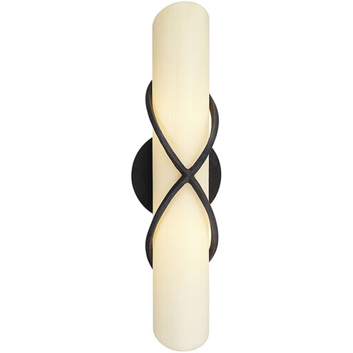 Bogus Springs 2 Light 18 inch French Iron Bath And Vanity Wall Light