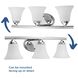 Germain St 3 Light 21.5 inch Polished Chrome Bath Vanity Wall Light
